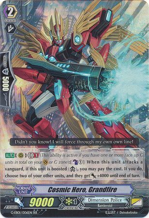 G-EB01/006EN (RR) Cosmic Hero, Grandfire