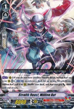 V-BT02/030EN (R) Stealth Beast, Million Rat