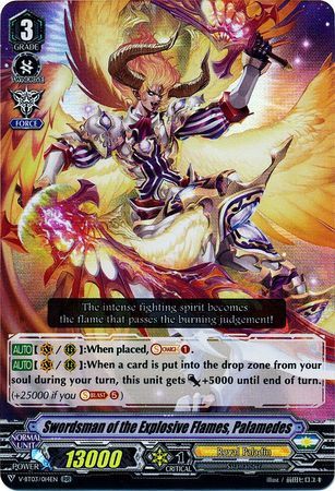 V-BT03/014EN (RR) Swordsman of the Explosive Flames, Palamedes