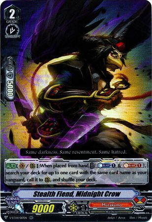 V-BT04/017EN (RR) Stealth Fiend, Midnight Crow