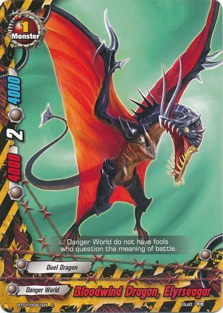 BT01/0091EN (C) Bloodwind Dragon, Elyrseagar
