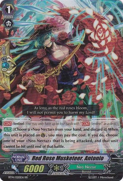 BT14/020EN (RR) Red Rose Musketeer, Antonio