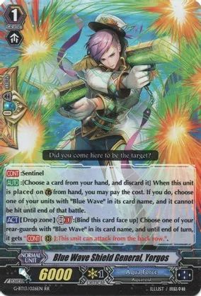 G-BT13/026EN (RR) Blue Wave Shield General, Yorgos