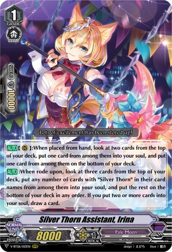 V-BT06/013EN (RRR) Silver Thorn Assistant, Irina