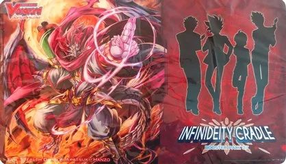 Cardfight!! Vanguard Rubber Mat "Infinideity Cradle (Evil Stealth Dragon Akatsuki, Hanzo)"