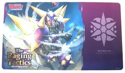 Cardfight!! Vanguard Rubber Mat "The Raging Tactics (Spike Brothers Deadheat Bullspike)"