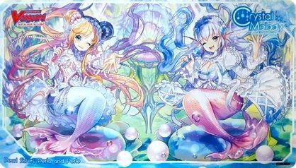 Cardfight!! Vanguard Rubber Mat "Crystal Melody (Pearl Sisters, Perla and Perle)"