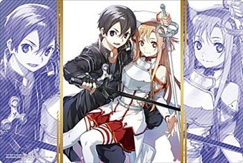 Bushiroad Rubber Mat Collection V2 Vol.1000 "Dengeki Bunko Sword Art Online (Kirito & Asuna)"