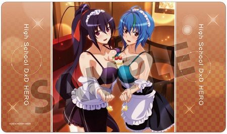 Rubber Mat Vol.3 "High School DxD HERO (Akeno & Xenovia) Love Waiter ver." by Hobby Stock