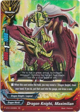 BT01/0009EN (RR) Dragon Knight, Maximilian