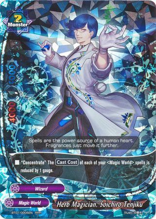 BT01/0005EN (RRR) Herb Magician, Soichiro Tenjiku