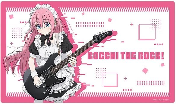 Original Illustration Rubber Mat "Bocchi the Rock! (Gotoh Hitori / Maid Costume)" by curtain damashii