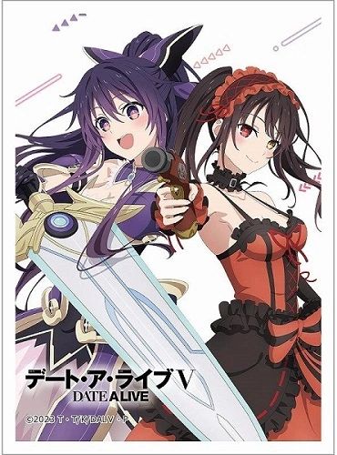 Character Sleeve "DATE A LIVE V (Yatogami Tohka & Tokisaki Kurumi)" by curtain damashii