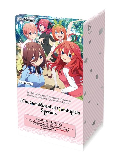 Weiss Schwarz English Premium Booster "The Quintessential Quintuplets Specials" by Bushiroad