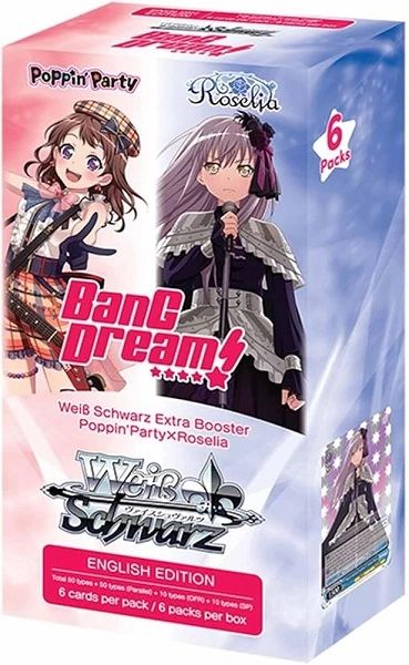 Weiss Schwarz English Extra Booster "BanG Dream! Poppin'Party x Roselia" by Bushiroad