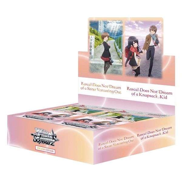 Weiss Schwarz English Booster Box "Rascal Does Not Dream Series" by Bushiroad