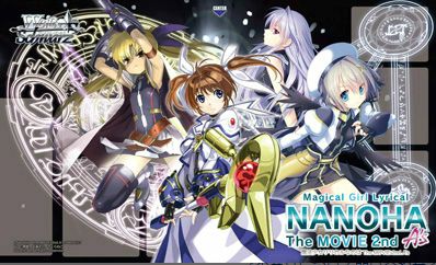 Weiss Schwarz Fabric Mat "Magical Girl Lyrical Nanoha A's The Movie 2nd" by Bushiroad