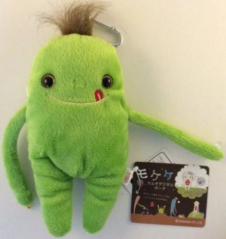 Mokeke Carabiner Monster Pouch "Neru" GR by Shinada