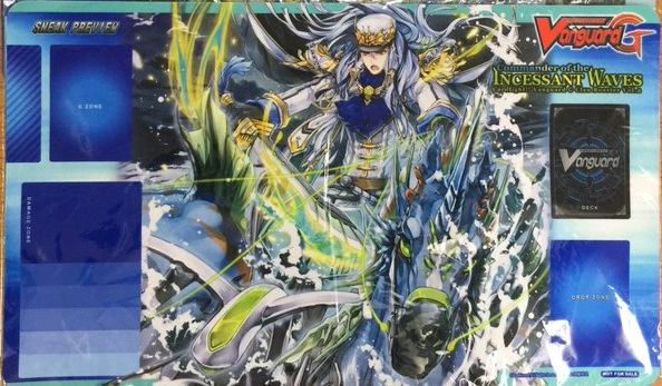 Cardfight Vanguard G Rubber Mat "Commander of the incessant Waves (Storm Dominator, Commander Thavas)" by Bushiroad