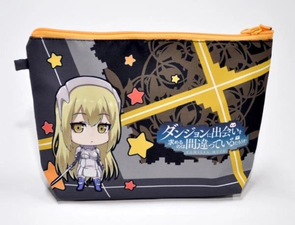 Water Repellent Pouch "Is it Wrong to Try to Pick Up Girls in a Dungeon? (Aiz Wallenstein)" by Seasonal Plants