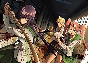 A3 Clear Desk Mat "Highschool of the Dead (School)" by Broccoli