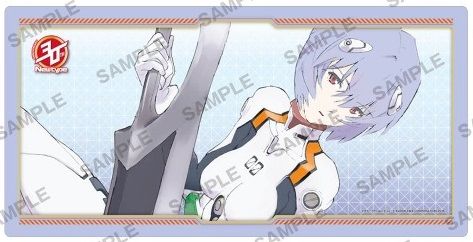 Newtype 30th Anniversary Rubber Mat "Neon Genesis Evangelion (Ayanami Rei)" by Kadokawa