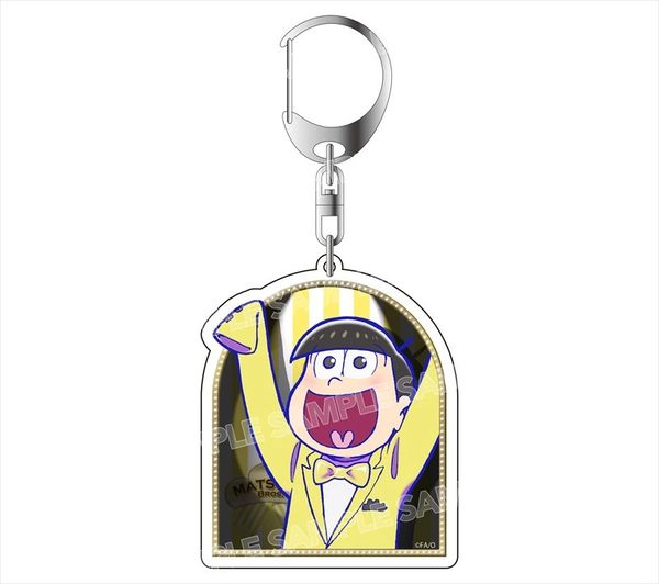 Acrylic Key Holder "Osomatsu-san (Jyushimatsu) Formal Ver." by avex pictures