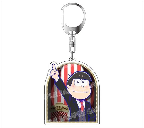 Acrylic Key Holder "Osomatsu-san (Osomatsu) Formal Ver." by avex pictures