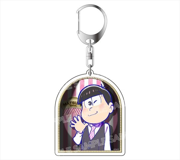 Acrylic Key Holder "Osomatsu-san (Todomatsu) Formal Ver." by avex pictures