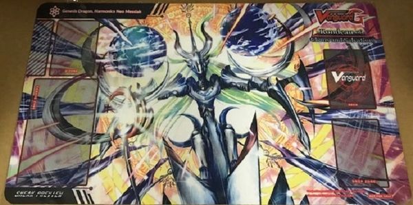 Cardfight Vanguard G Rubber Mat "Rondeau of Chaos and Salvation (Genesis Dragon, Harmonics Neo Messiah) by Bushiroad