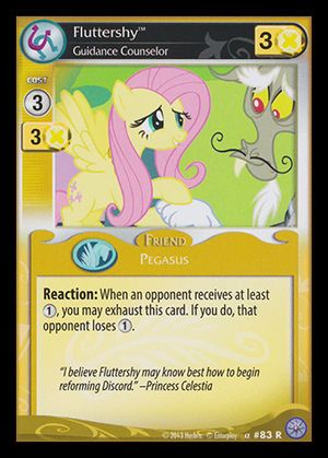 Premiere #83 Rare (Fluttershy, Guidance Counselor)