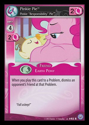 Premiere #43 Rare (Pinkie Pie, Pinkie "Responsibility" Pie)