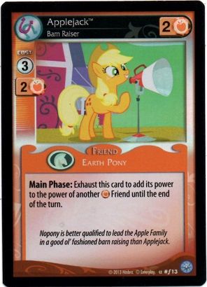 Premiere #13 FOIL (Applejack, Barn Raiser)