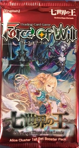 Force of Will TCG Alice Cluster 1st Set Booster Pack "The Seven Kings of the Lands"