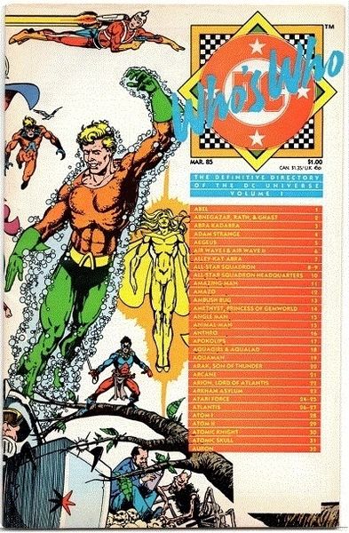 Who's Who: The Definitive Directory of the DC Universe Vol.1 (1985) by DC Comics