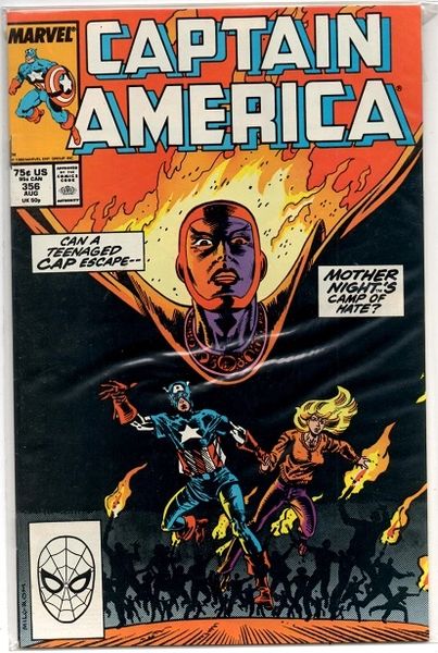 Captain America #356 (1989) by Marvel Comics