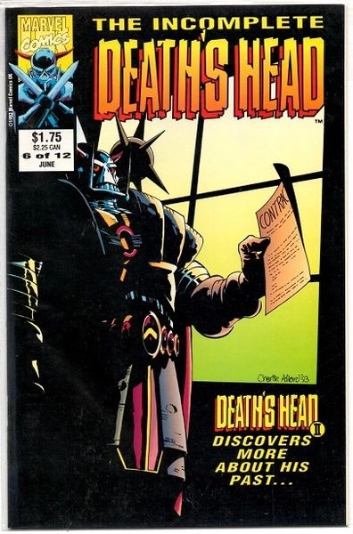 The Incomplete Death's Head #6 (1993) by Marvel Comics UK