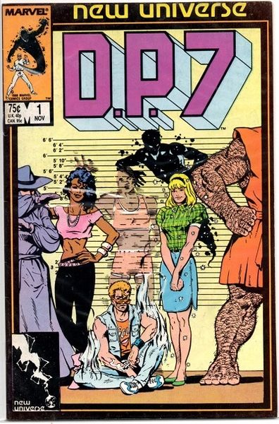 D.P.7 #1 (1986) by Marvel Comics