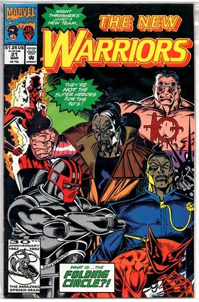 The New Warriors #21 (1992) by Marvel Comics