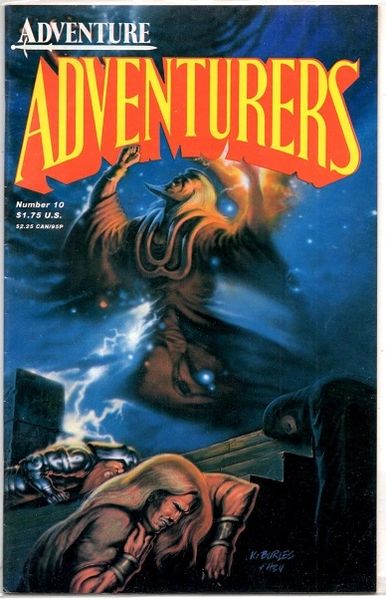 The Adventurers #10 (1987) by Malibu Comics
