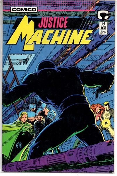 Justice Machine #14 (1988) by Comico