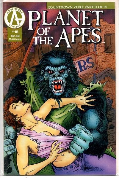 Planet of the Apes #15 (1991) by Malibu Comics