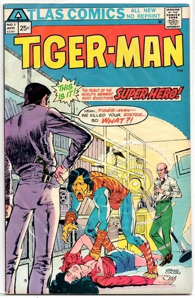 Tiger-Man #1 (1975) by Atlas Comics