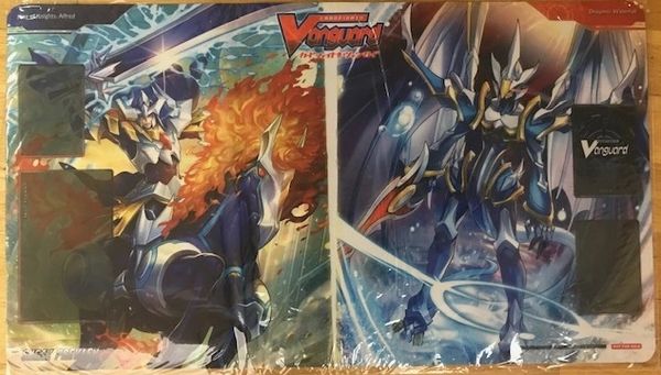 Cardfight Vanguard Rubber Mat "King of Knights, Alfred & /Dragonic Waterfall" by Bushiroad
