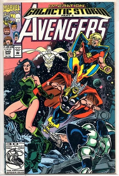 The Avengers #345 (1992) by Marvel Comics