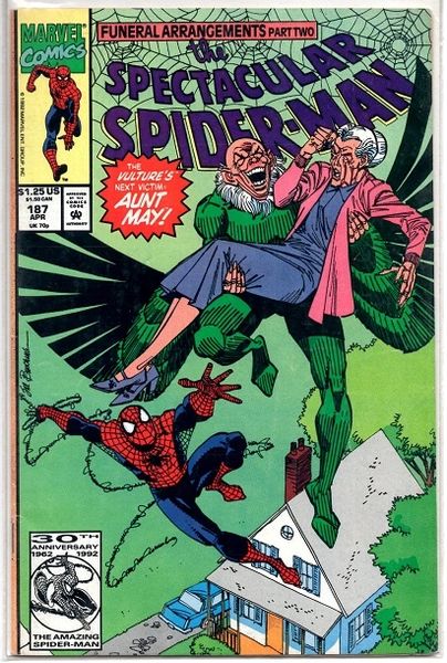 The Spectacular Spider-Man #187 (1992) by Marvel Comics