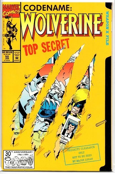 Wolverine #50 (1992) by Marvel Comics