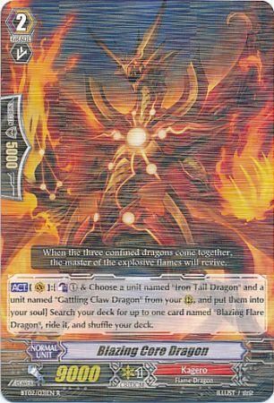 BT02/031EN (R) Blazing Core Dragon