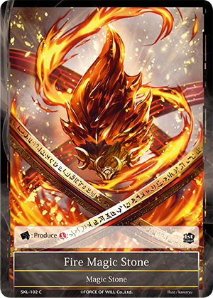 SKL-102 C - Fire Magic Stone