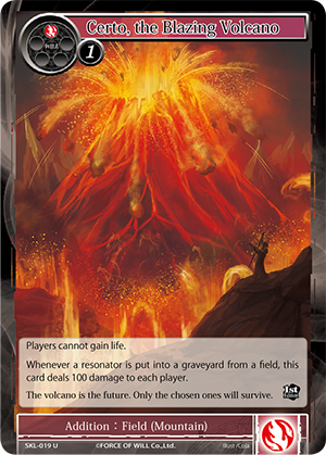 SKL-019 U - Certo, the Blazing Volcano